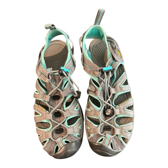Keen Shoes - Women’s KEEN Sandal Grey/Green 7.5